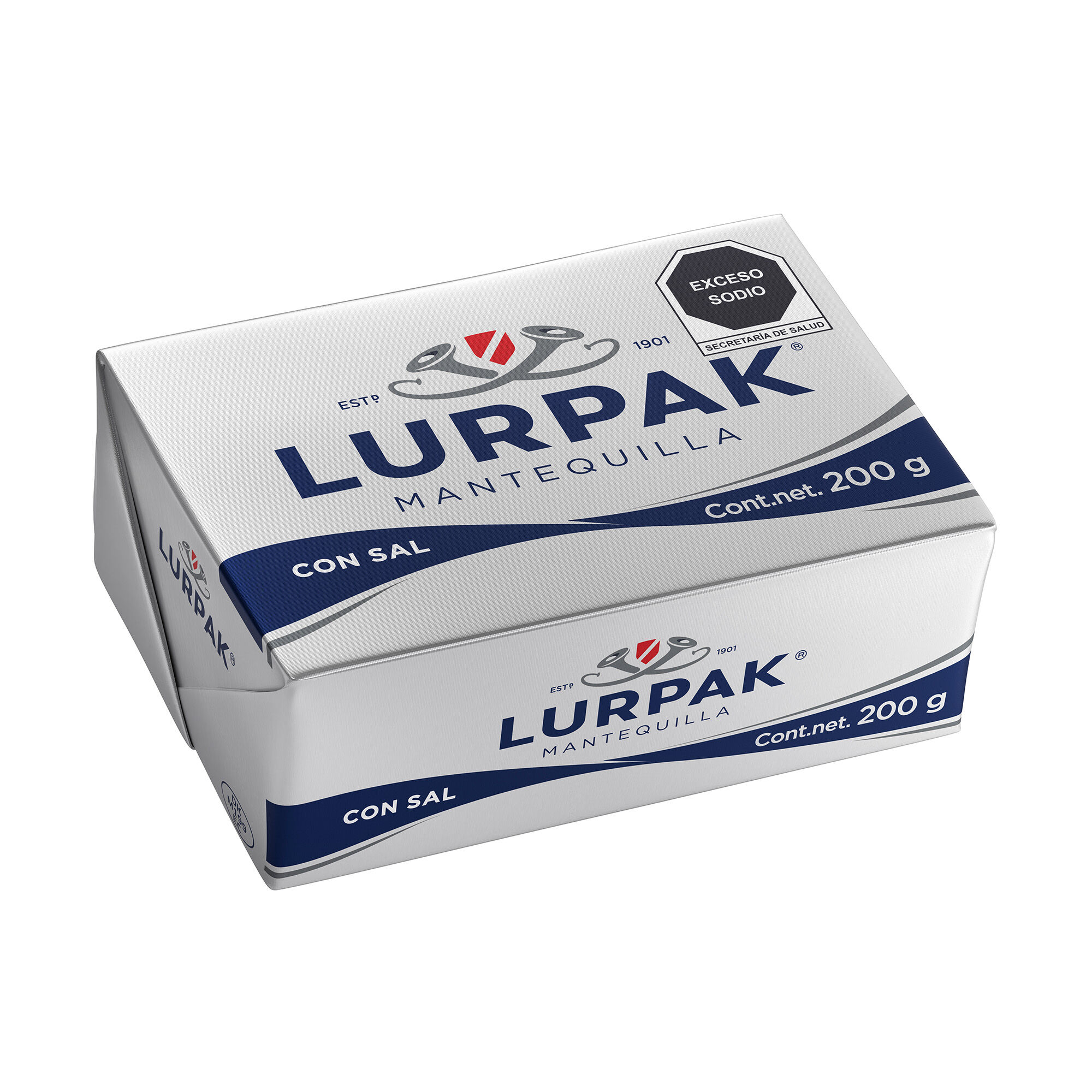 Mantequilla Con Sal 200 Gr Lurpak 200.0 Gr